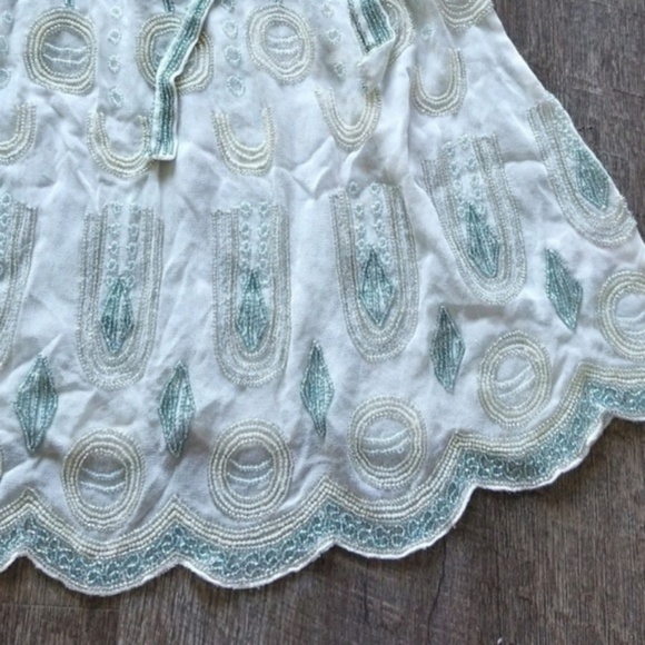 🔥LAST 1🔥NWT FREE PEOPLE DREAMY BEADED MINI DRESS - Picture 4 of 5